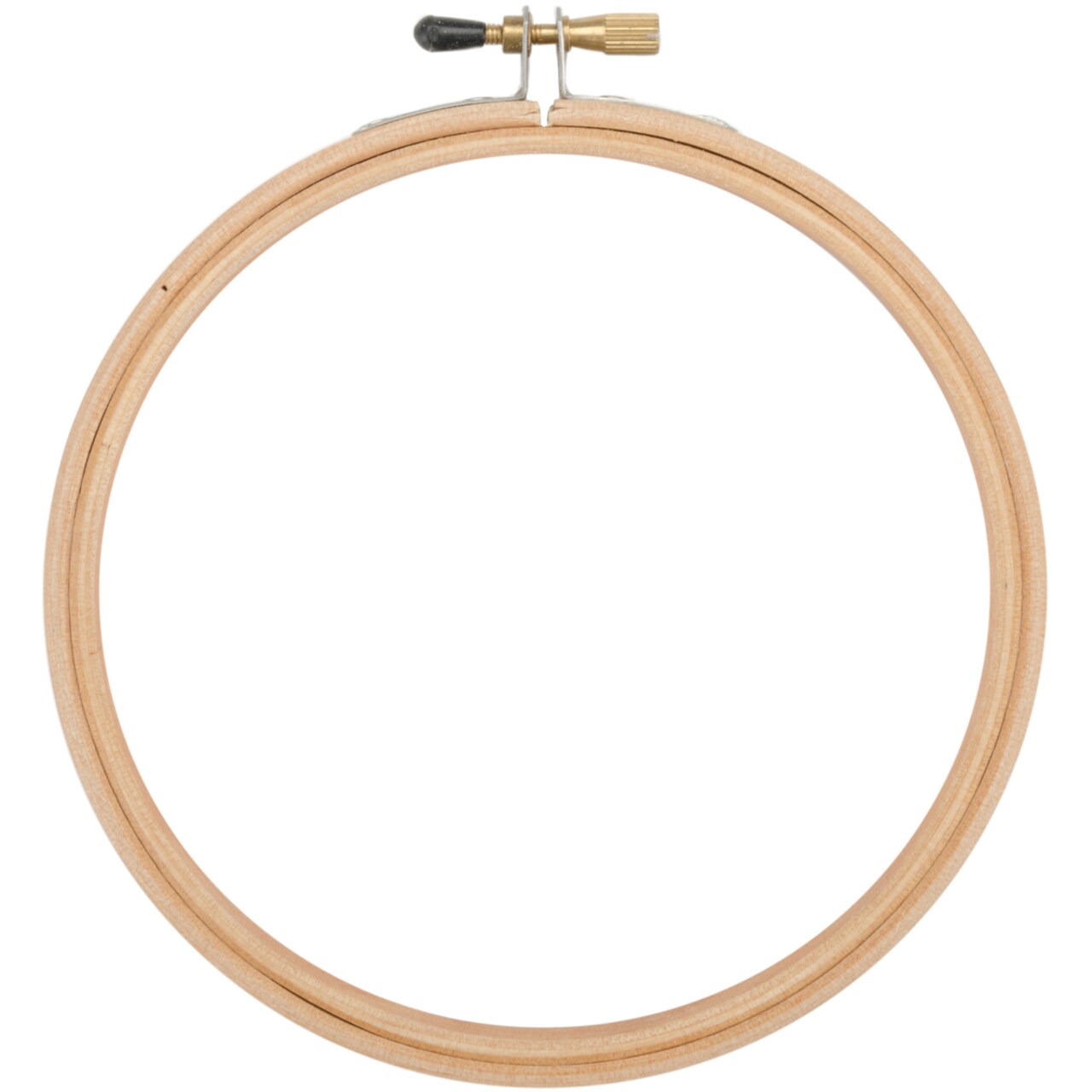 Frank A. Edmunds Wood Embroidery Hoop W/Round Edges 5"-Natural
